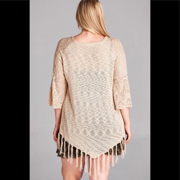 Plus Size Light Weight Summer Sweater - Picture 4 of 6